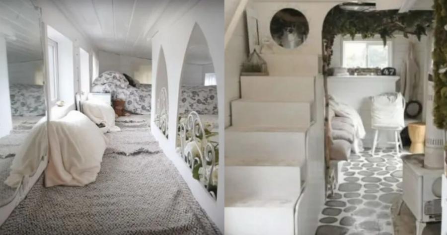 Ασύλληπτο δημιούργημα: Ζευγάρι έφτιαξε το ωραιότερο κυκλαδίτικο τροχόσπιτο, εμπνευσμένο από τη Μύκονο