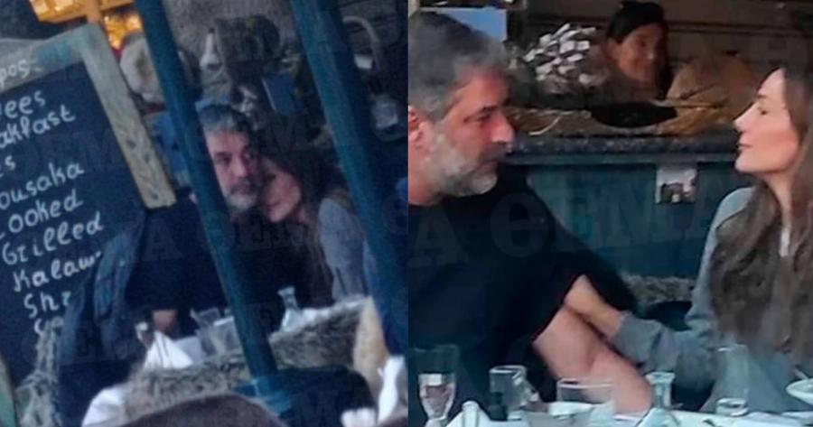 Ο έρωτας και ο βήχας δεν κρύβονται: Σε τρυφερά τετ-α-τετ Δέσποινα Βανδή και Βασίλης Μπισμπίκης στην Αράχωβα