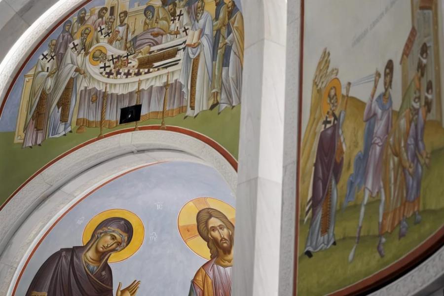 Δάκρυα συγκίνησης από την ελληνική ομογένεια στη Νέα Υόρκη: Λειτούργησε ξανά μετά από 22 χρόνια ο ναός του Αγίου Νικολάου στο Σημείο Μηδέν