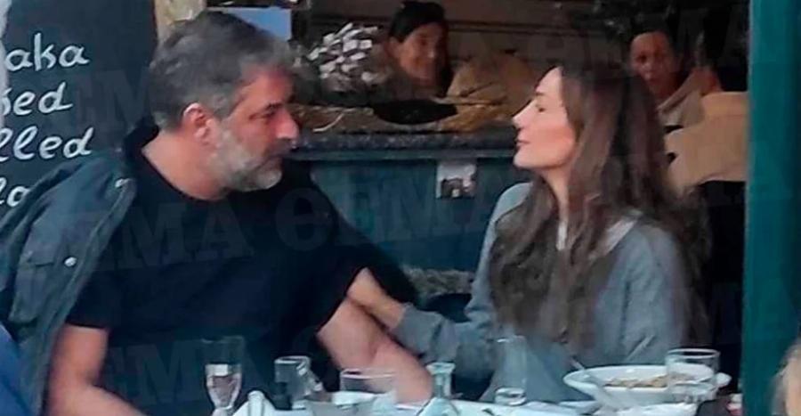 Ο έρωτας και ο βήχας δεν κρύβονται: Σε τρυφερά τετ-α-τετ Δέσποινα Βανδή και Βασίλης Μπισμπίκης στην Αράχωβα