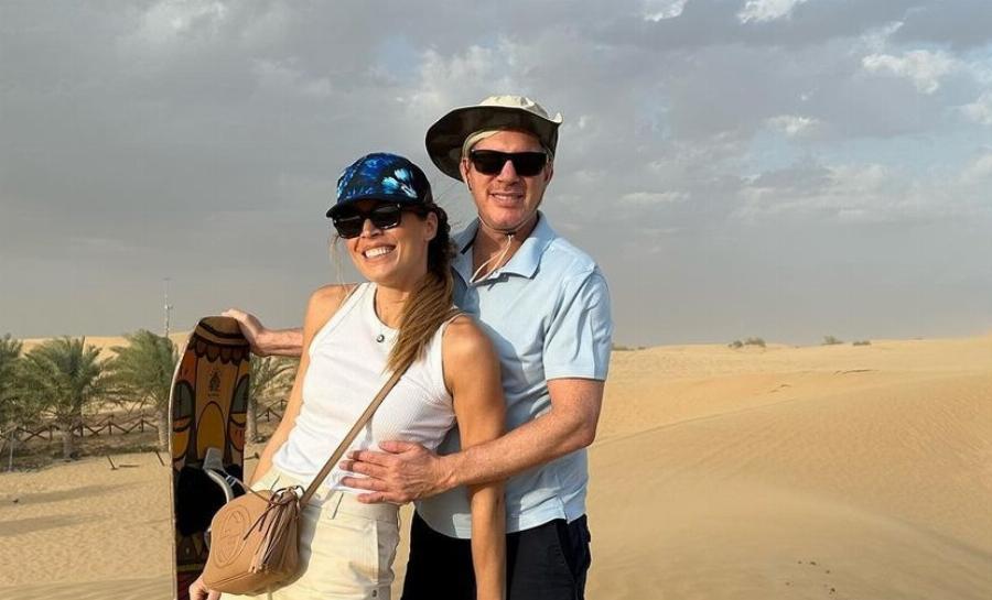 Όλα τα βλέμματα πάνω της: Η Μαριέττα Χρουσαλά πήγε στα μπουζούκια με τον σύζυγό της και δεν πέρασε απαρατήρητη