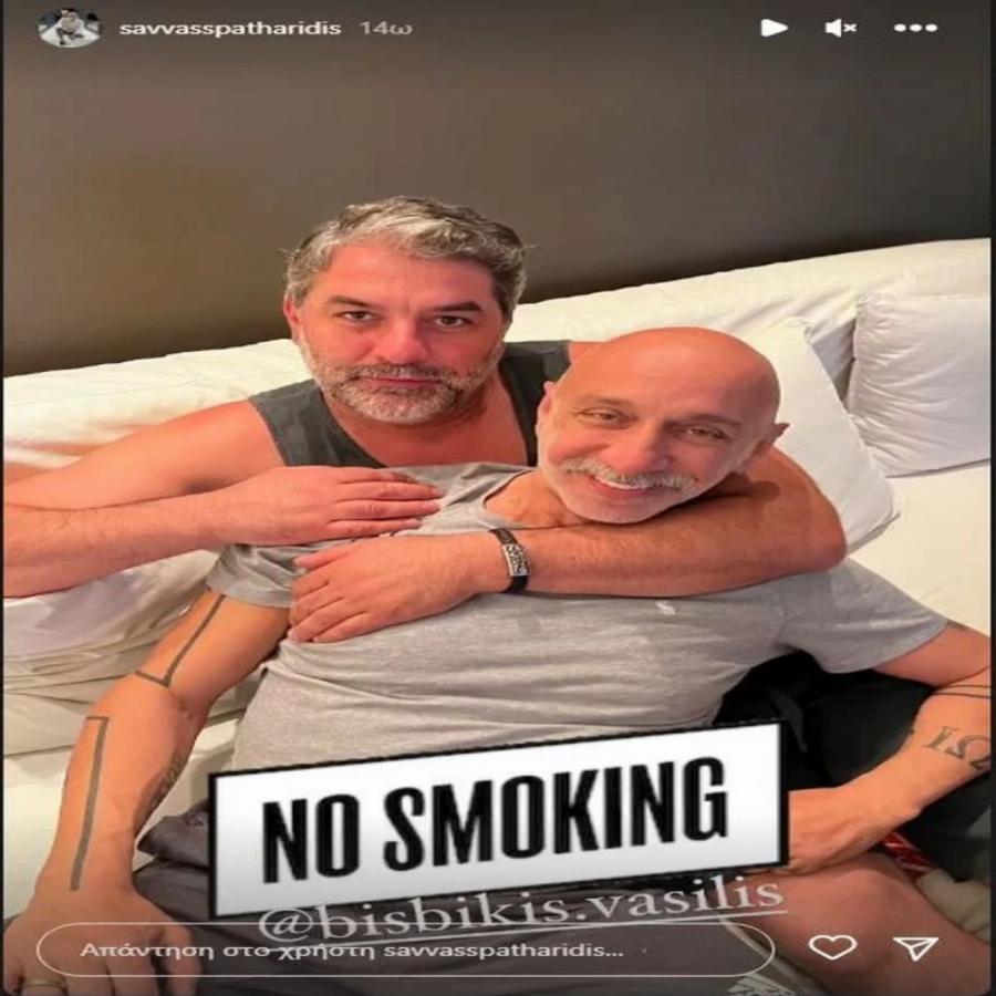 Το τόλμησε ο Βασίλης Μπισμπίκης: Το τρολάρισμα φίλου του μετά το σκηνικό με το τσιγάρο στα μπουζούκια