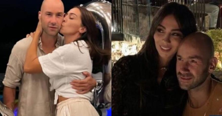 Μια λαμπερή οικογένεια: Βασίλης Σπανούλης και Ολυμπία Χοψονίδου ποζάρουν με τα παιδιά τους όλοι μαζί για τις γιορτές