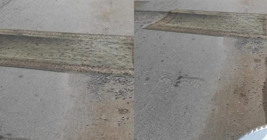 Διαμαρτυρία στην Αλεξανδρούπολη: Σκέπασαν με χαλί τη λακούβα και έγιναν viral σε δευτερόλεπτα