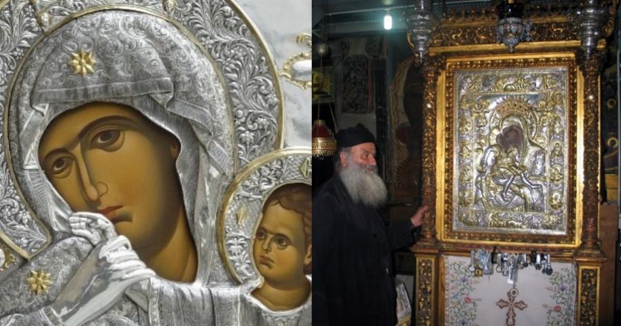 Μεγάλη ευλογία για τους πιστούς: Η θαυματουργή εικόνα της Παναγίας «Άξιον Εστί» από το Άγιο Όρος στην Αθήνα