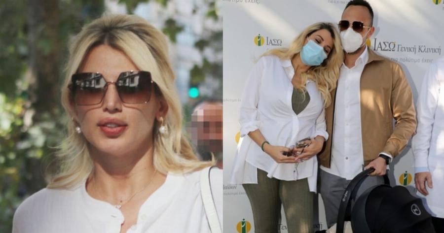 Σε πελάγη ευτυχίας η Κωνσταντίνα Σπυροπούλου: Με το μπιμπερό για καφέ στη Βουλιαγμένη, βγήκε βόλτα με το 9 ημερών νεογέννητο