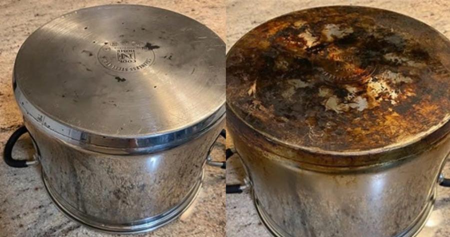 Τέλος τα καμένα λίπη: Με ένα υλικό που έχετε στο ντουλάπι κάντε τις κατσαρόλες και τα τηγάνια να λάμπουν