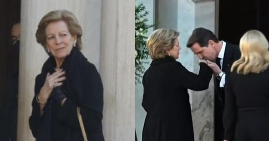 Κηδεία τέως βασιλιά Κωνσταντίνου: Το παρατεταμένο χειροκρότημα στην Άννα Μαρία και το «ευχαριστώ» της στον κόσμο