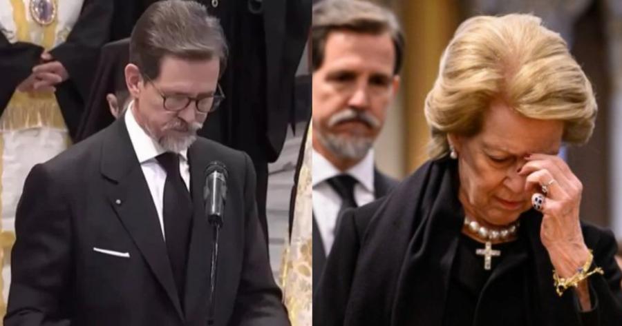 Ο επικήδειος του γιου του Κωνσταντίνου: «Μεγαλειότατε, βασιλιά, πατέρα μου, Ολυμπιονίκη»