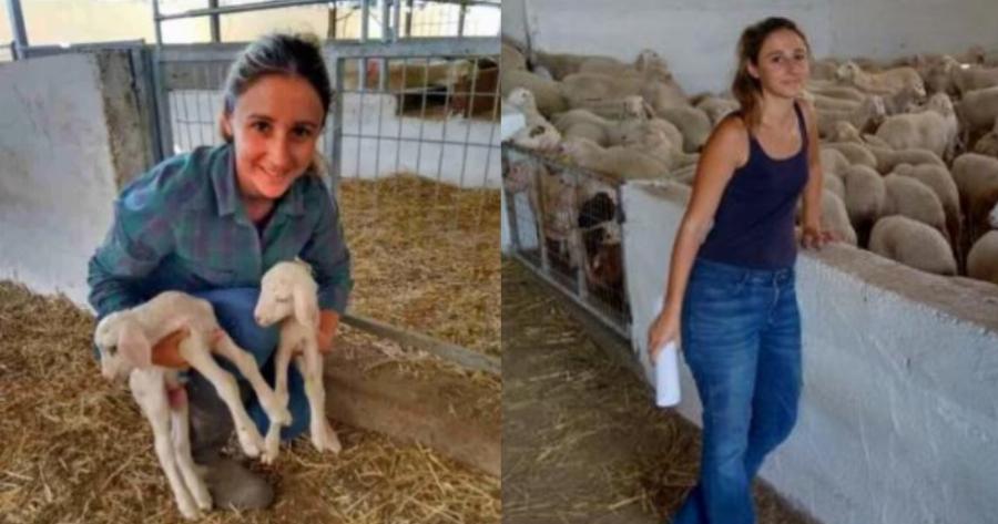 Εγκατέλειψε τα πάντα για μια ήρεμη ζωή: Η 31χρονη Μαριάννα παράτησε το θέατρο στο Λονδίνο και γύρισε στο χωριό για να αρμέγει πρόβατα