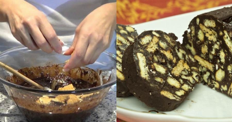 Του ονείρου κορμός σοκολάτας: Έτοιμος σε χρόνο μηδέν, χωρίς ζάχαρη, αυγά και βούτυρο που δεν χρειάζεται μίξερ