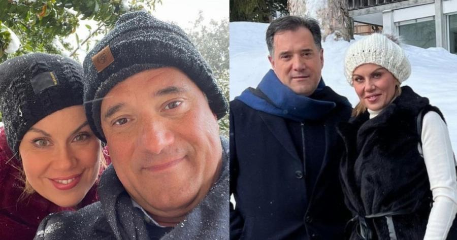 Στην Ελβετία απολαμβάνουν το χιόνι: Η ανάρτηση της Ευγενίας Μανωλίδου με τον Άδωνι Γεωργιάδη