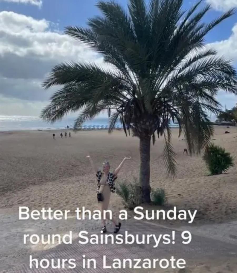 I’m a mum and I flew to Lanzarote for the day – it cost just £23 and I had the best time