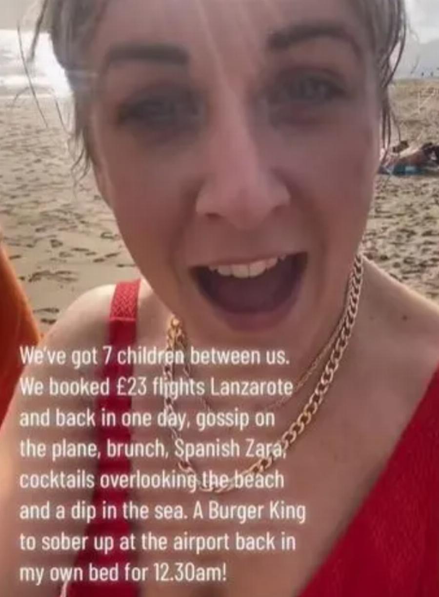 I’m a mum and I flew to Lanzarote for the day – it cost just £23 and I had the best time