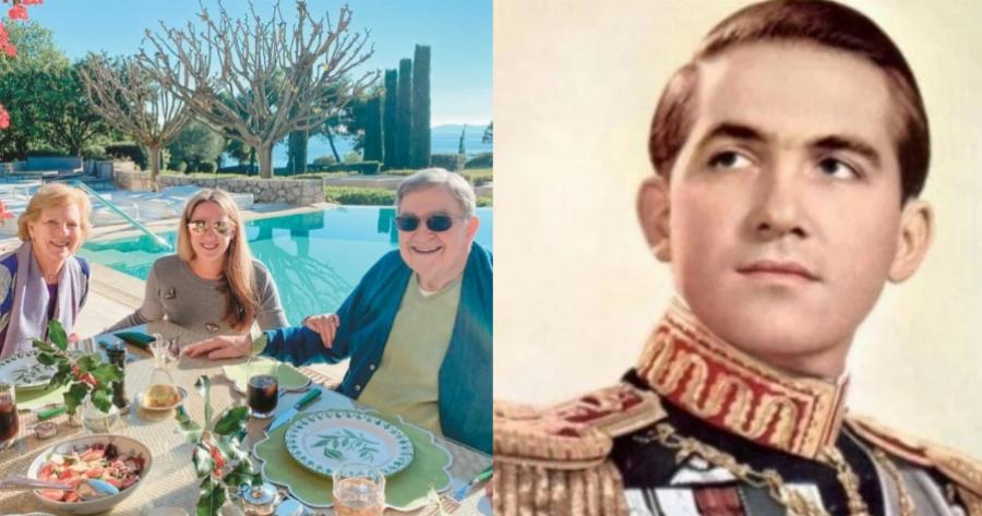 Πριβέ παραλία, 30μετρη πισίνα, οι 12 κρεβατοκάμαρε – Το παλάτι του Τέως βασιλιά Κωνσταντίνου που το αγοράστηκε… μισή τιμή