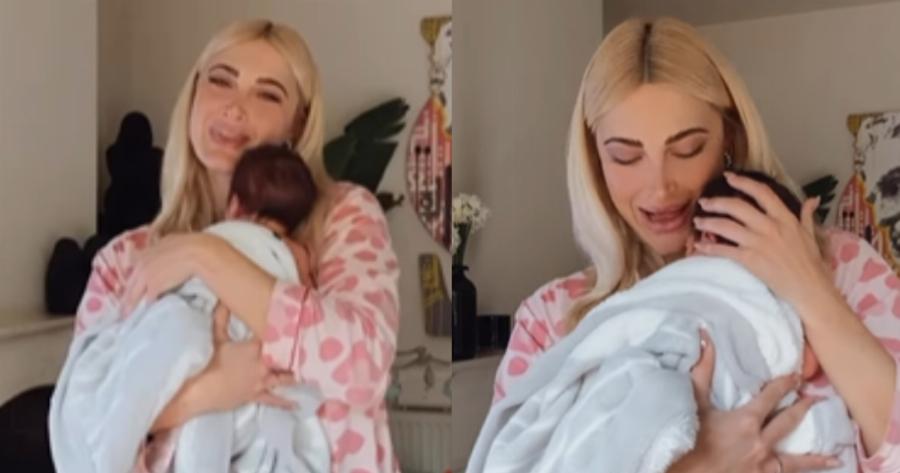 Η Ιωάννα Τούνη δείχνει τον 9 ημερών γιο της – «Κάνω αποκλειστικό θηλασμό»
