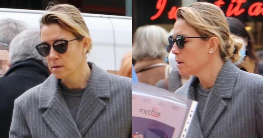 Σούσουρο με την Βίκυ Καγιά: Όλοι κοιτούσαν την εμφάνιση της, αποθεώθηκε το σακάκι και τα παπούτσια της