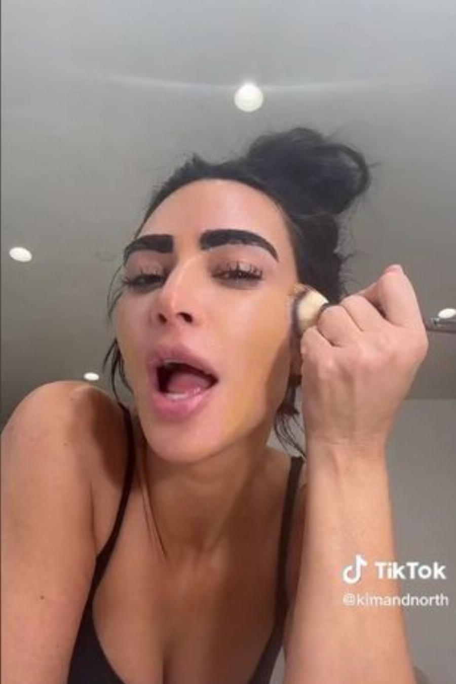 Kim Kardashian gives herself a ‘British chav makeover’ and leaves fans floored