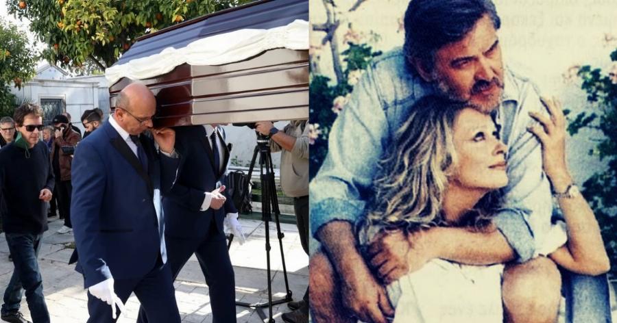 «Έσπασαν» καρδιές στο ύστατο αντίο για τον Ερρίκο Ανδρέου: Ήταν όλοι εκεί εκτός από την αγαπημένη του Νόρα Βαλσάμη