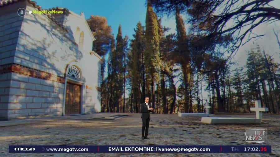 «Τώρα και νεκροθάφτης»: Ο Νίκος Ευαγγελάτος έβαλε τάφους μέσα στο πλατό και έγινε πάλι viral στο Twitter