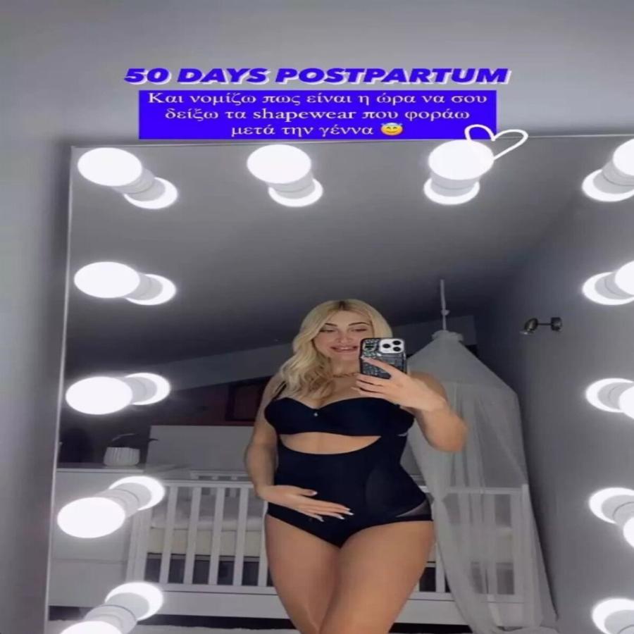 Μόλις 1,5 μήνα μετά τη γέννηση: Η Ιωάννα Τούνη δείχνει το σώμα της και αποκαλύπτει το μυστικό της για μια πιο σμιλευμένη σιλουέτα