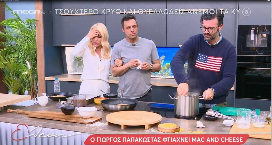 Μάζευε τα ασυμμάζευτα η Ελένη Μενεγάκη: Η γκάφα on air που έτρεχε να σώσει