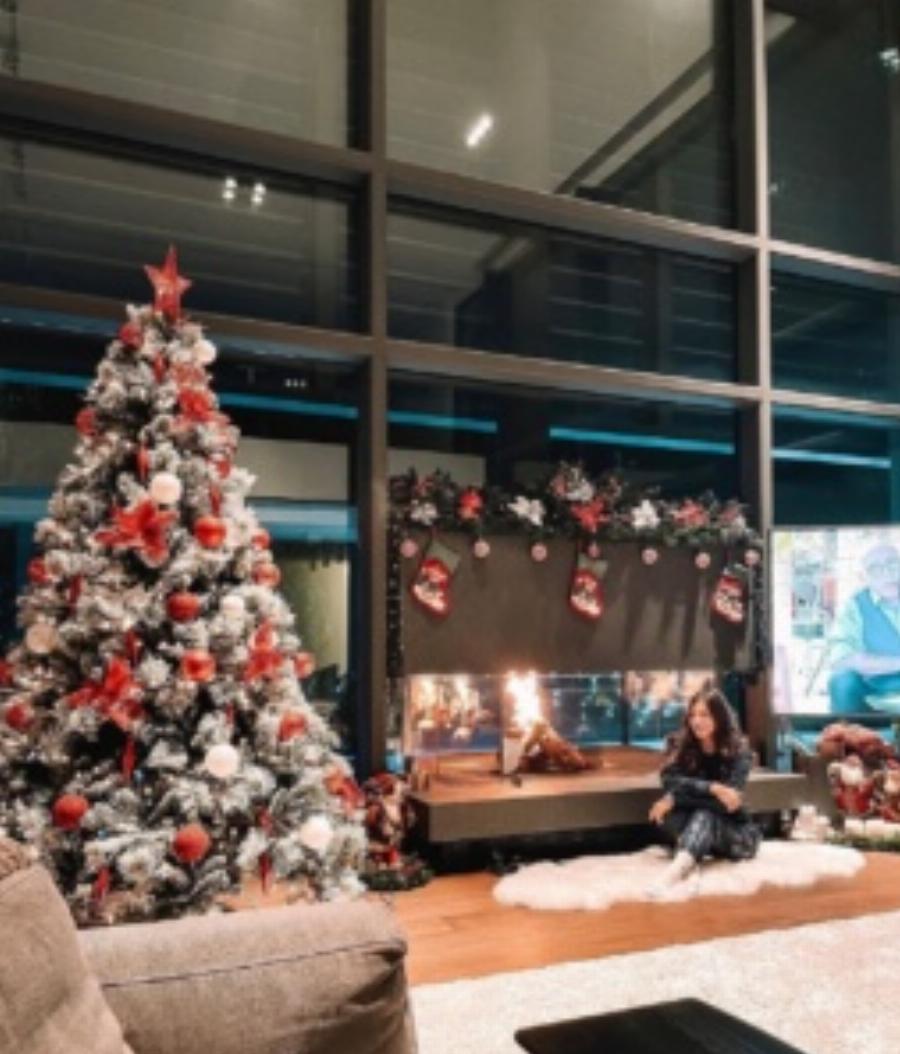 Τζαμαρία, τεράστιο σαλόνι, απίθανο τζάκι και πανάκριβη πισίνα: Το υπέροχο σπίτι της Ναυσικάς και του Πηλαδάκη