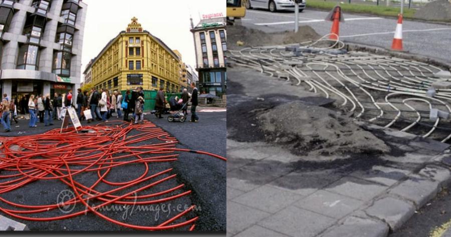 Το έξυπνο σύστημα για τις χιονοπτώσεις: Η Νορβηγία έχει εδώ και χρόνια ενδοδαπέδια θέρμανση στους δρόμους της