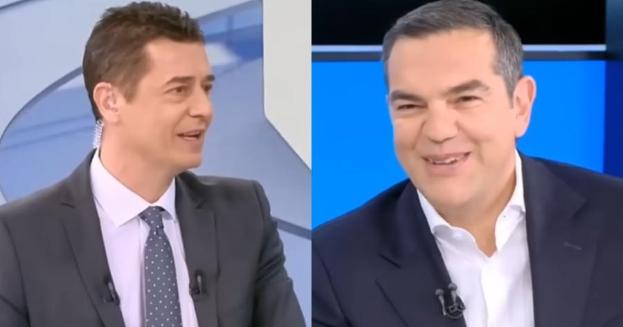 “Να μου φέρνετε και κανένα νερό την άλλη φορά”: Ο Αλέξης Τσίπρας έριξε τα “καρφιά” του on air στον Σρόιτερ, η συγγνώμη του παρουσιαστή