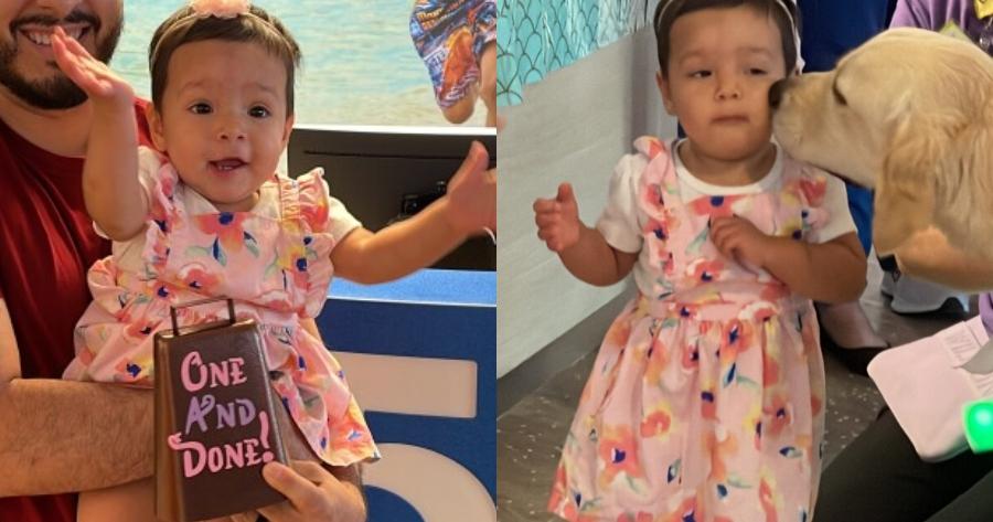 Τα πιο χαρούμενα νέα: Μωράκι νίκησε την μάχη με τον καρκίνο στα 1α του γενέθλια – πάλευε από 4 μηνών