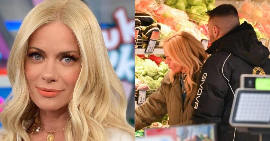 Δεν είδε τους παπαράτσι: Η Ζέτα Μακρυπούλια στο σούπερ μάρκετ, αυτός είναι ο μελαχρινός που την συνοδεύει