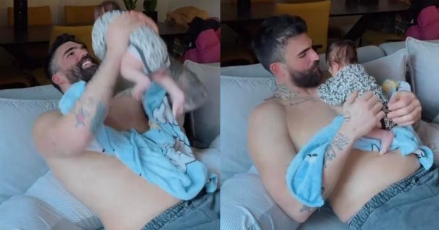 «Λιώνει» ο Δημήτρης Αλεξάνδρου για τον γιο του: Βίντεο με το αγοράκι της Ιωάννας Τούνη