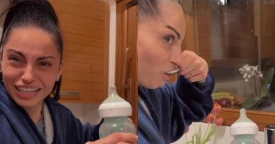 «Πίνει το γάλα του παιδιού μου»: Η Δήμητρα Αλεξανδράκη δοκιμάζει το μητρικό γάλα της Ιωάννας Τούνη