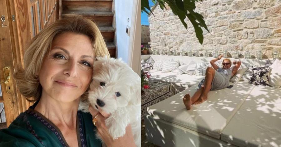 Έχτισε ένα επίγειο παλάτι: Η Μάγια Τσόκλη ζει μόνιμα στην Τήνο και το σπίτι είναι ο παράδεισος