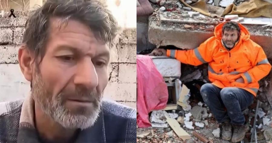 Ραγίζει καρδιές πατέρας στην Τουρκία: Κρατούσε το χέρι της νεκρής κόρης του, μετά τον σεισμό