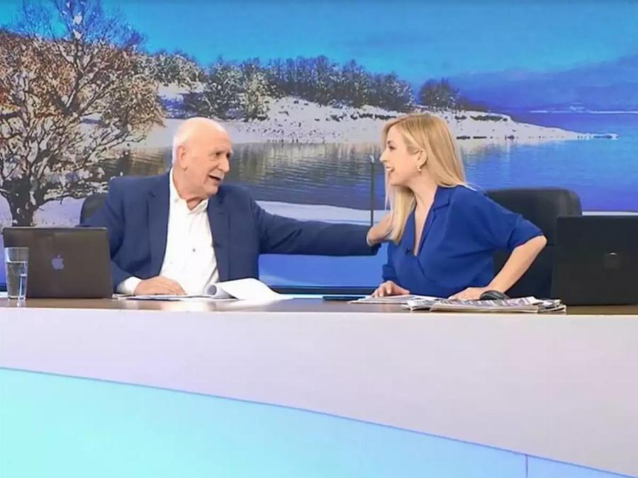 «Φύγε Μαρία, φύγε!»: Η Μαρία Αναστασοπούλου σηκώθηκε και έφυγε στον αέρα της τηλεόρασης, τι είπε ο Παπαδάκης