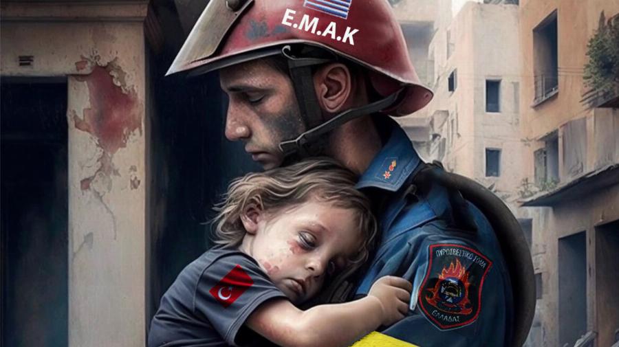 Σεισμός στη Τουρκία: «Αγαπητοί Έλληνες δεν θα ξεχάσω ποτέ αυτή την Φωτογραφία»