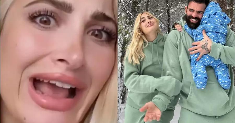 «Κουράσατε»: Το ξέσπασμα της Ιωάννας Τούνη για τα σχόλια στις φωτογραφίες με το νεογέννητο μωρό της στα χιόνια