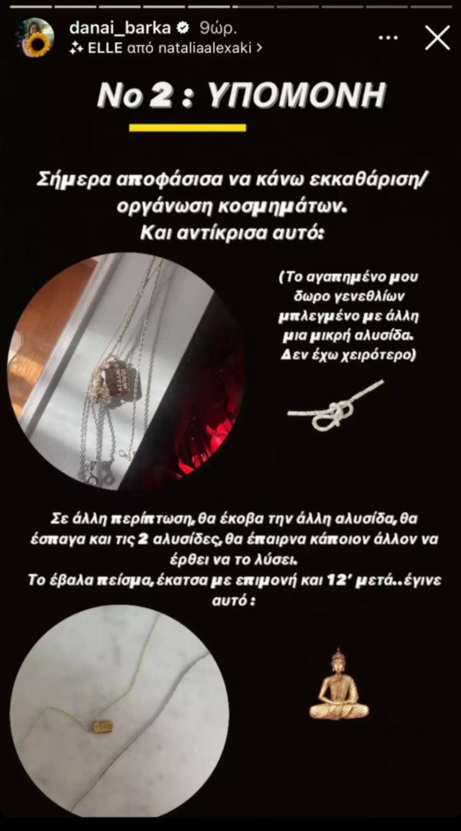 Δύσκολο βράδυ για τη Δανάη Μπάρκα: «Είδα αυτό μόλις μπήκα σπίτι, προσπάθησα να μην ουρλιάξω»