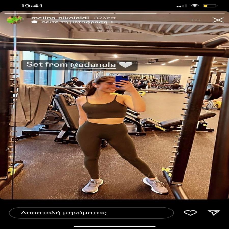 «Τρέλανε» το Instagram: Οι κοιλιακοί φέτες της Μελίνας Νικολαΐδη και η προπόνηση με τον αγαπημένο της