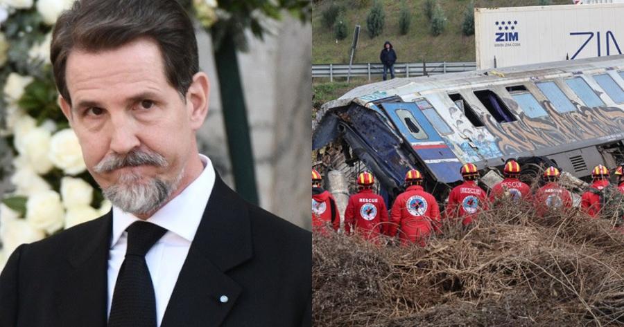 «Σήμερα θρηνεί όλη η Ελλάδα»: Το μήνυμα του Παύλου Γλύξμπουργκ για τη σύγκρουση τρένων στα Τέμπη