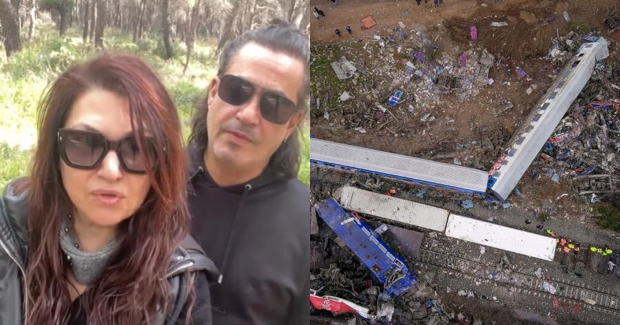 Σε άσχημη κατάσταση η Καίτη Γαρμπή με τον Διονύση Σχοινά: Με 2 λέξεις τα είπαν όλα για την τραγωδία στα Τέμπη