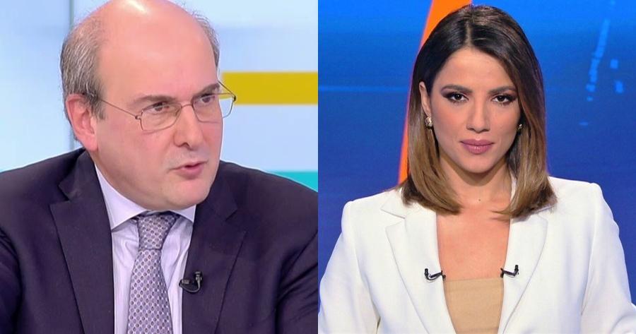 Έχασε τα λόγια του: Η Ευλαμπία Ρέβη «στρίμωξε» με μια ερώτηση τον Κωστή Χατζηδάκη σε ζωντανή μετάδοση