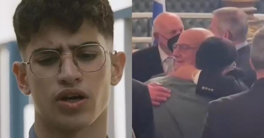 Η συγκλονιστική εικόνα για τα Τέμπη: Η στιγμή που ένας πατέρας σφίγγει στην αγκαλιά του τον Άγγελο επειδή έσωσε την κόρη του