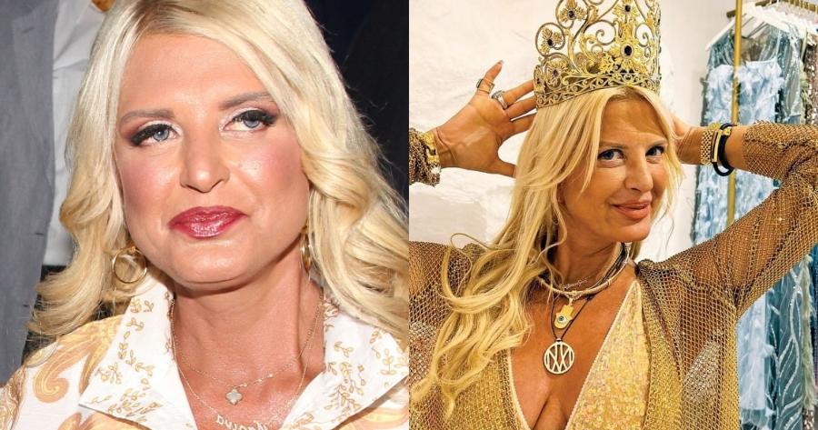 Το τζιν που ανήκει στα ’00s : Μόνο η Μαρίνα Πατούλη θα μπορούσε να φορέσει αυτό το παντελόνι