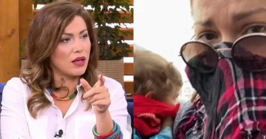 «Η ασφάλεια των παιδιών είναι υποκειμενική»: Η Κλέλια Ρένεση απαντά σε όσους την κατέκριναν που πήρε την κόρη της στη διαδήλωση