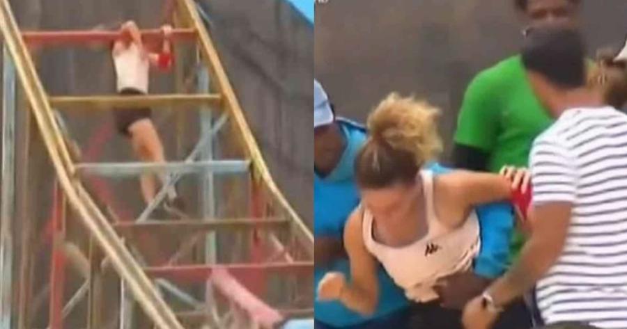 Τρομακτικό ατύχημα στο Survivor: Παίκτρια «έσκασε» σε σκαλοπάτι από μεγάλο ύψος