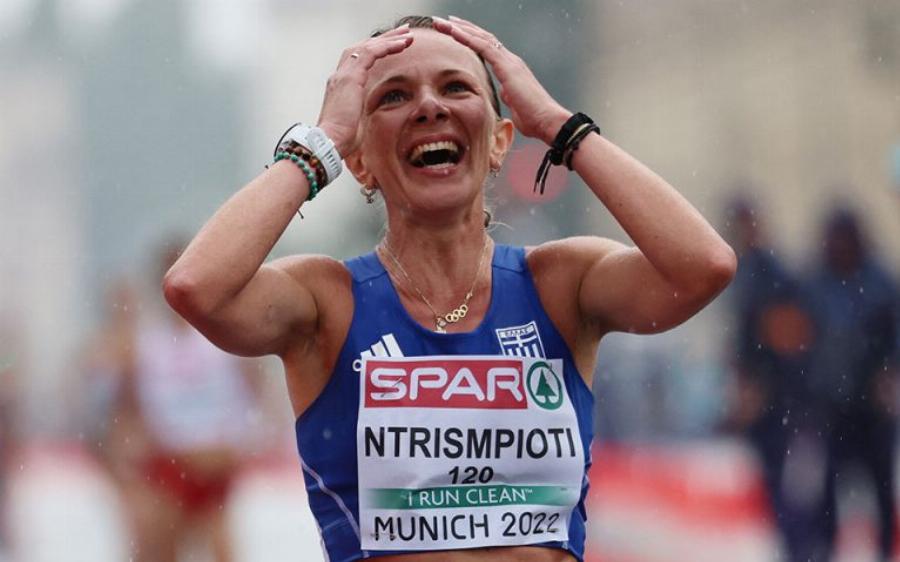 Ξανά «χρυσή» η Αντιγόνη Ντρισμπιώτη: Κατέκτησε τη κορυφή στο βαλκανικό πρωτάθλημα βάδην