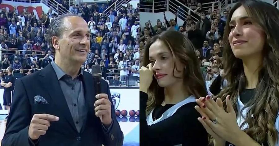 Συγκινητικές στιγμές στη Πυλαία: Δάκρυσαν οι κόρες του Μπάνε Πρέλεβιτς στην ιστορική στιγμή για τον πατέρα τους