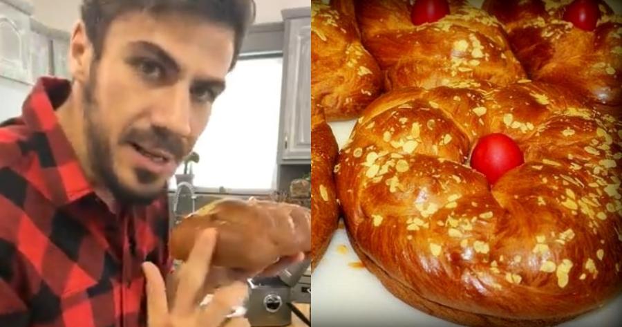 Όλοι τρέχουν να ψήσουν αυτά τα τσουρέκια: Χαμός με τα πασχαλινά ατομικά τσουρεκάκια του Άκη Πετρετζίκη